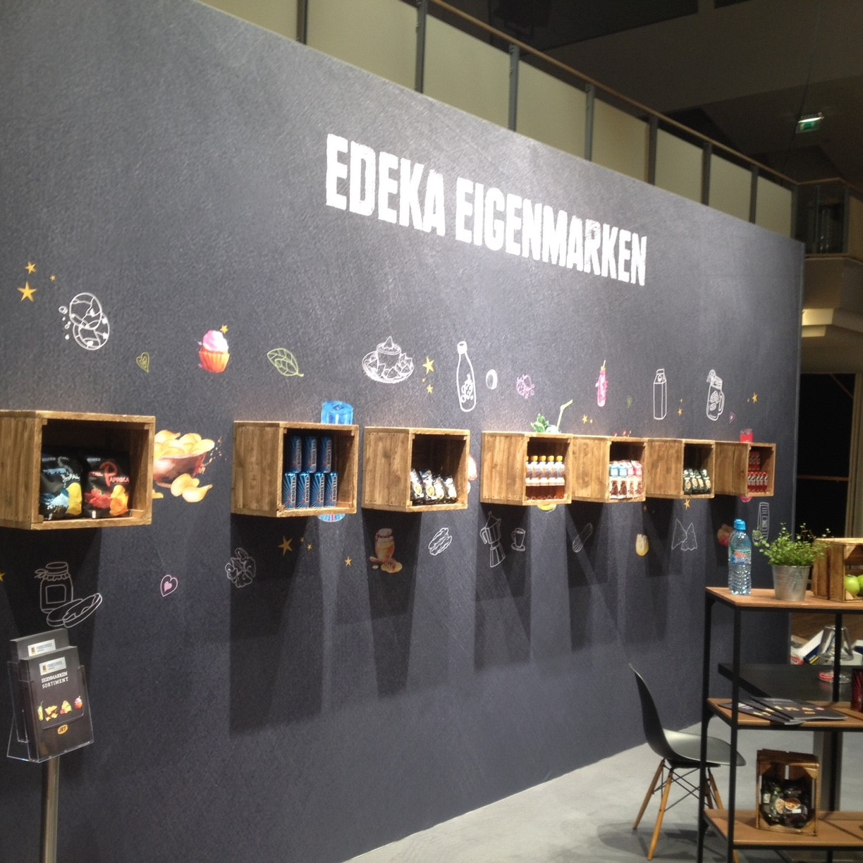 edeka-messestand: