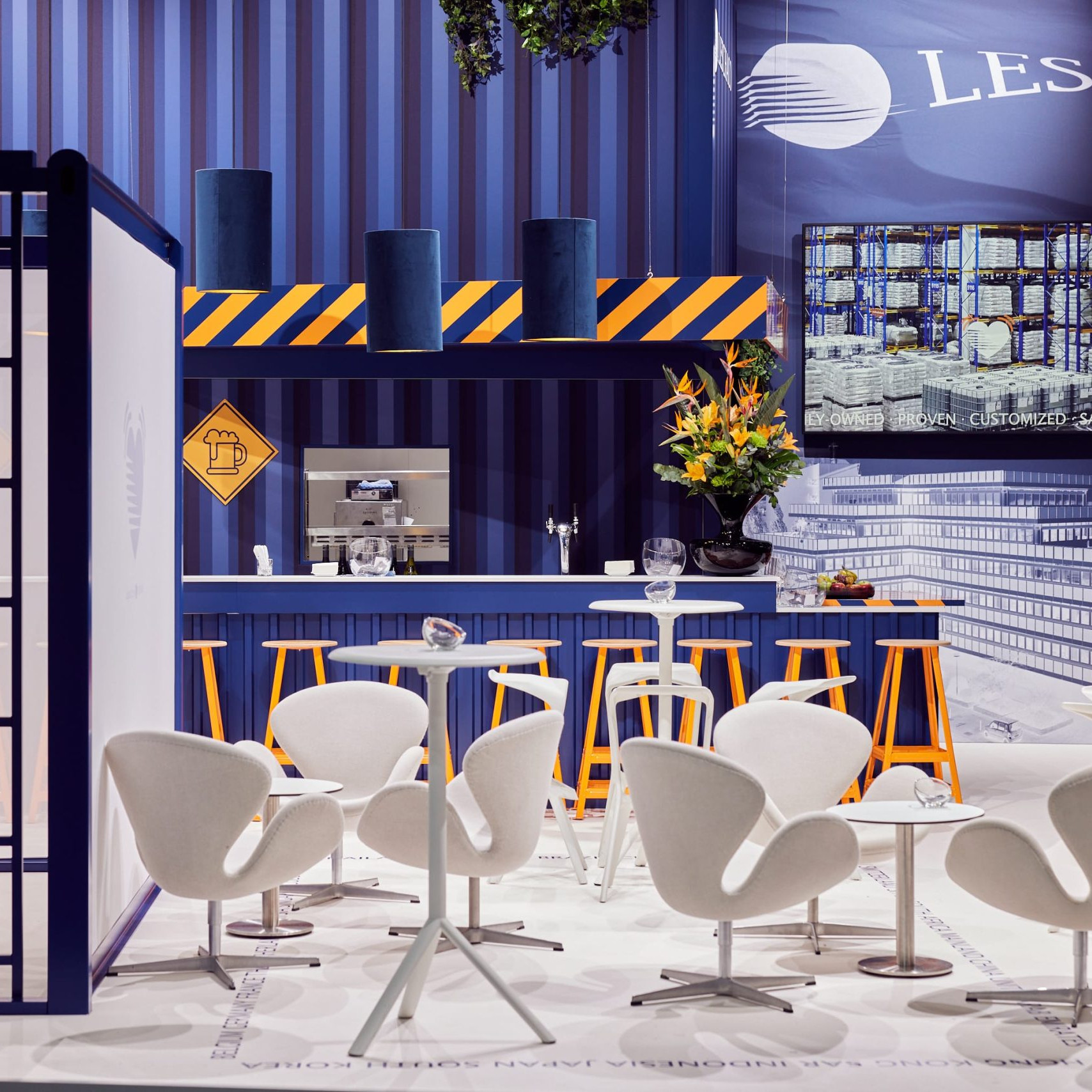 Leschacho Messestand transport logistic