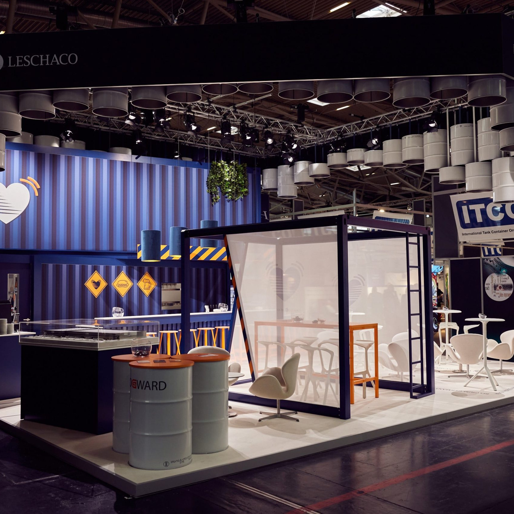 Leschacho Messestand transport logistic